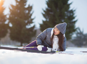 Ski accident
